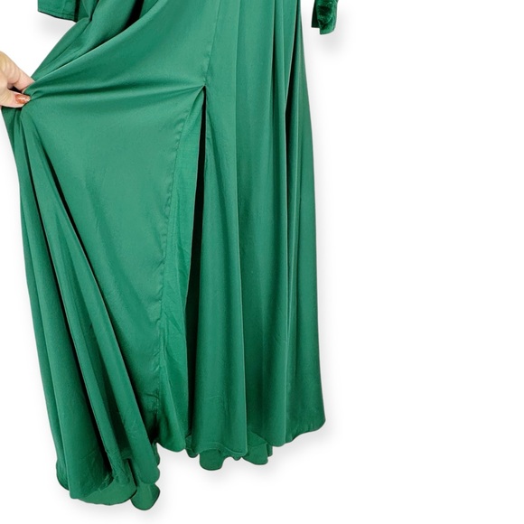 IEENA FOR‎ MAC DUGGAL Long Sleeve Ruched Waist A-Line Gown Style #55245 - size 6 - Picture 9 of 11